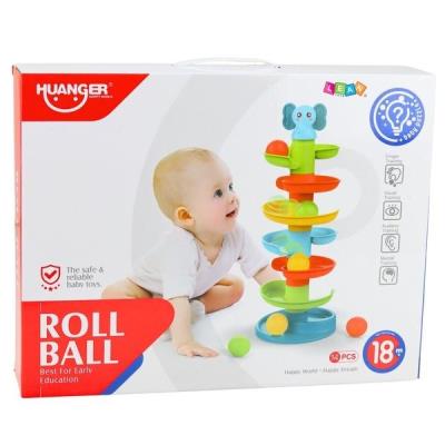 Opakowanie Zjeźdżalnia sensoryczna dla piłek ze słonikiem