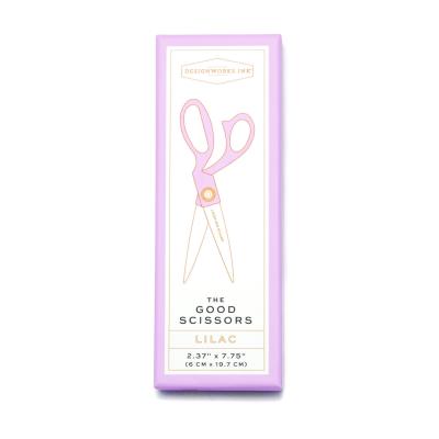 Złote nożyczki w pudełku Lilac Looking Sharp. Wydawca: Designworks Ink. SmakLiter.pl Opakowanie Złote nożyczki w pudełku Lilac Looking Sharp