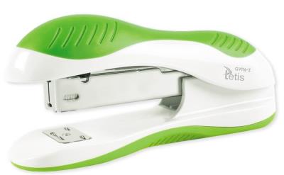 Zszywacz niebieski 25 kartek zielony. Wydawca: TETIS. SmakLiter.pl Opakowanie Zszywacz niebieski 25 kartek zielony