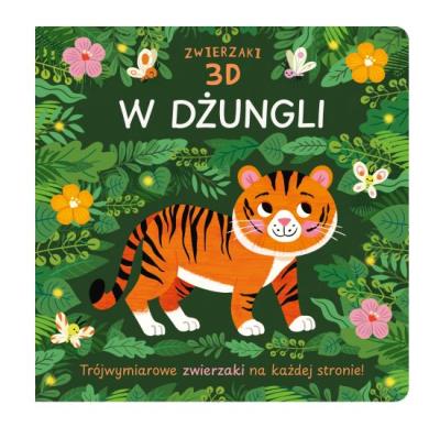 Okładka książki Zwierzaki 3D w dżunglii