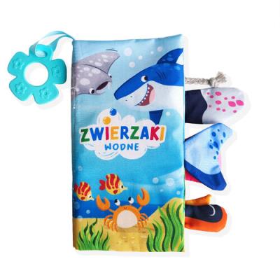 Okładka książki Zwierzaki wodne. Książeczka sensoryczna