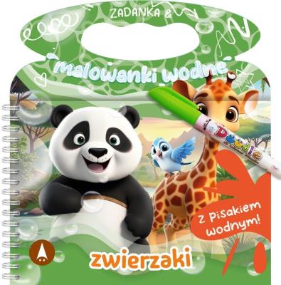 Okładka książki Zwierzaki. Zadanka & malowanki wodne