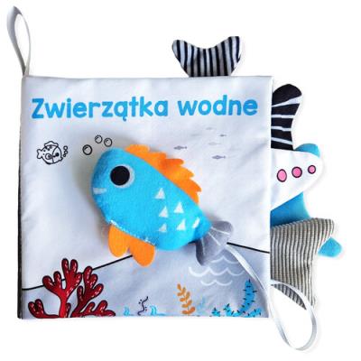 Okładka książki Zwierzątka wodne. Książeczka sensoryczna