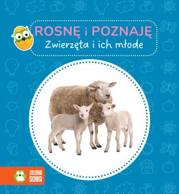 Okładka książki Zwierzęta i ich młode. Rosnę i poznaję - uszkodzone