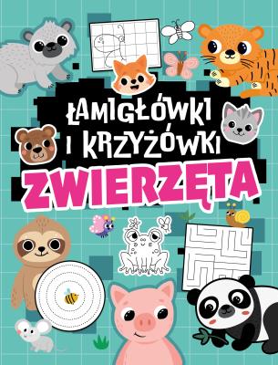 Okładka książki Zwierzęta. Łamigłówki i krzyżówki