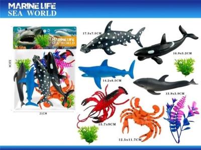 Opakowanie Zwierzęta morskie 6szt