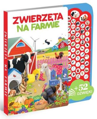 Zwierzęta na farmie. Autor: JAREK ŻUKOWSKI. SmakLiter.pl Okładka książki Zwierzęta na farmie