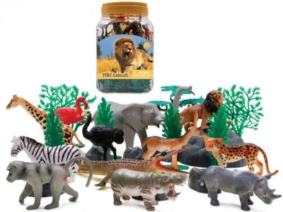 Opakowanie Zwierzęta Safari w słoiku 30szt