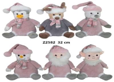 Opakowanie Zwierzęta świąteczne 32cm MIX