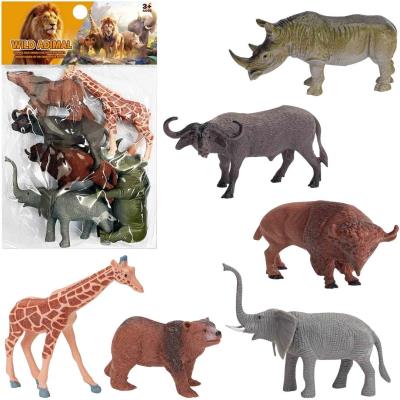Opakowanie Zwierzęta zoo dzikie 6szt