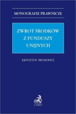 Okładka książki Zwrot środków z funduszy unijnych