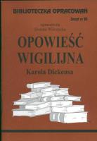 Okładka książki Biblioteczka opracowań nr 085 Opowieść Wigilijna