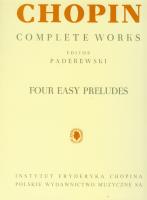 Okładka książki Chopin Complete Works Cztery łatwe preludia