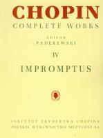 Chopin Complete Works IV Impromptus. Autor: Chopin Fryderyk. SmakLiter.pl Okładka książki Chopin Complete Works IV Impromptus