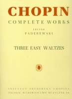 Okładka książki Chopin Complete Works Three easy waltzes