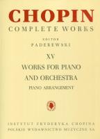 Chopin Complete Works XV Works for piano and orchestra. Autor: Chopin Fryderyk. SmakLiter.pl Okładka książki Chopin Complete Works XV Works for piano and orchestra