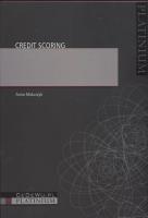 Credit Scoring. Autor: Matuszyk Anna. SmakLiter.pl Okładka książki Credit Scoring
