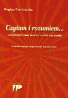 Czytam i rozumiem. Autor: Regina Pawłowska. SmakLiter.pl Okładka książki Czytam i rozumiem