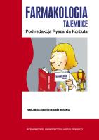 Farmakologia. Tajemnice. Autor: Ryszard Korbut (red.). SmakLiter.pl Okładka książki Farmakologia. Tajemnice