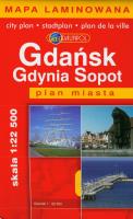 Gdańsk Gdynia Sopot Plan miasta 1: 22 500. Autor:   Praca zbiorowa. SmakLiter.pl Okładka książki Gdańsk Gdynia Sopot Plan miasta 1: 22 500