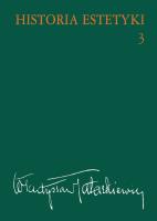 Okładka książki Historia estetyki tom 3