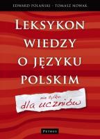 Leksykon wiedzy o języku polskim. Autor: Edward Polański, Nowakowski Piotr Tomasz. SmakLiter.pl Okładka książki Leksykon wiedzy o języku polskim