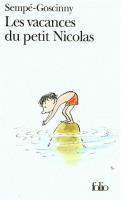 Les vacances du petit Nicolas. Autor: René Goscinny, Jean Jacques Sempe. SmakLiter.pl Okładka książki Les vacances du petit Nicolas