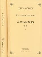 O mocy Boga tom 2 część 1-2. Autor: Tomasz z Akwinu. SmakLiter.pl Okładka książki O mocy Boga tom 2 część 1-2