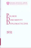 Opakowanie Polskie Dokumenty Dyplomatyczne 1931