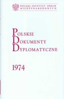 Opakowanie Polskie Dokumenty Dyplomatyczne 1974