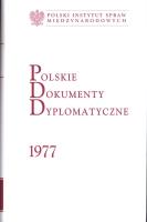 Opakowanie Polskie Dokumenty Dyplomatyczne 1977