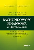 Okładka książki Rachunkowość finansowa w przykładach według ustawy o rachunkowości i MSR
