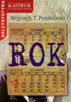 Rok. Astrum. Autor: Pyszkowski Wojciech T.. SmakLiter.pl Okładka książki Rok. Astrum