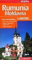Okładka książki Rumunia, Mołdawia mapa samochodowa
