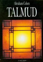 Talmud. Autor: Abraham Cohen. SmakLiter.pl Okładka książki Talmud