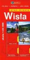 Wisła Plan miasta 1: 24 000. Autor:   Praca zbiorowa. SmakLiter.pl Okładka książki Wisła Plan miasta 1: 24 000