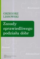 Zasady sprawiedliwego podziału dóbr. Autor: Lissowski Grzegorz. SmakLiter.pl Okładka książki Zasady sprawiedliwego podziału dóbr