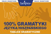 Okładka książki 100% Gramatyki j.hiszpańskiego Tablice KRAM