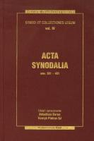 Okładka książki Acta synodalia Dokumenty synodów od 381 do 431 roku