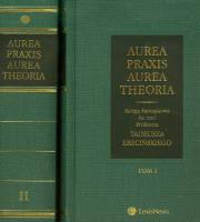 Aurea praxis aurea theoria tom 1-2. Wydawca: LexisNexis. SmakLiter.pl Opakowanie Aurea praxis aurea theoria tom 1-2