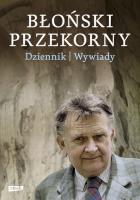 Błoński przekorny. Autor: Błoński Jan. SmakLiter.pl Okładka książki Błoński przekorny