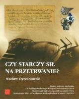 Okładka książki Czy starczy sił na przetrwanie