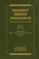 Dokumenty Soborów Powszechnych t.2. Autor: Baron Arkadiusz, Pietras Henryk. SmakLiter.pl Okładka książki Dokumenty Soborów Powszechnych t.2