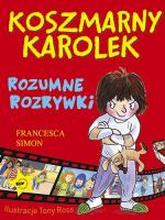 Koszmarny Karolek Rozumne rozrywki. Autor: Simon Francesca. SmakLiter.pl Okładka książki Koszmarny Karolek Rozumne rozrywki