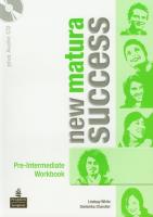 Matura Success New Pre-Inter WB CD LONGMAN. Autor: S. McKinlay, B. Hastings, J. Comyns-Carr. SmakLiter.pl Okładka książki Matura Success New Pre-Inter WB CD LONGMAN