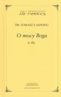 O mocy Boga t.3. Autor: św. Tomasz z Akwinu. SmakLiter.pl Okładka książki O mocy Boga t.3