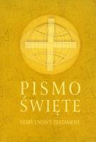 Okładka książki Pismo Święte ST i NT małe beż wyd. 2011 DiKŚW