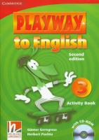 Okładka książki Playway to English 3 Activity Book + CD