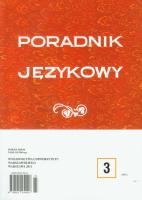 Opakowanie Poradnik Językowy 3/2011