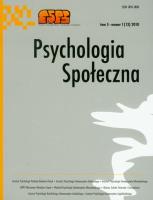 Opakowanie Psychologia społeczna t.5/2010